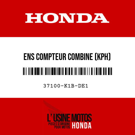 image de 37100-K1B-DE1 ENS COMPTEUR COMBINE (KPH)