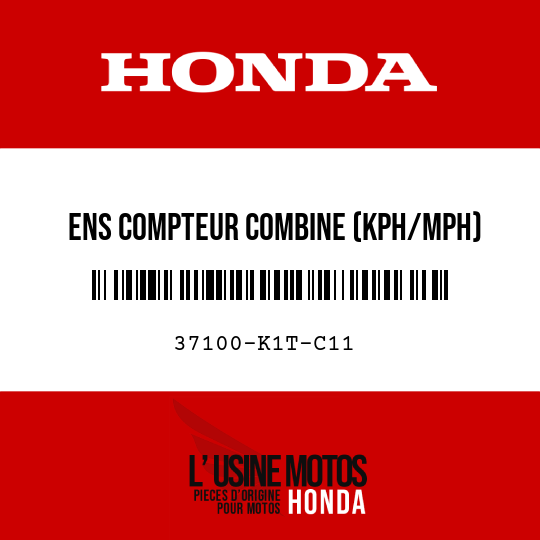 image de 37100-K1T-C11 ENS COMPTEUR COMBINE (KPH/MPH) (NIPPON SEIKI)