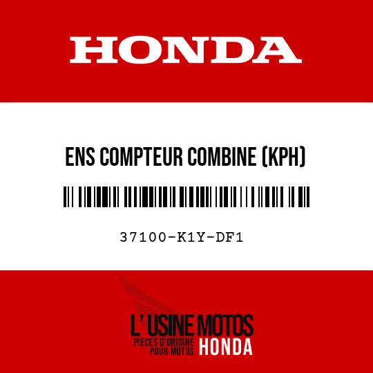 image de 37100-K1Y-DF1 ENS COMPTEUR COMBINE (KPH)