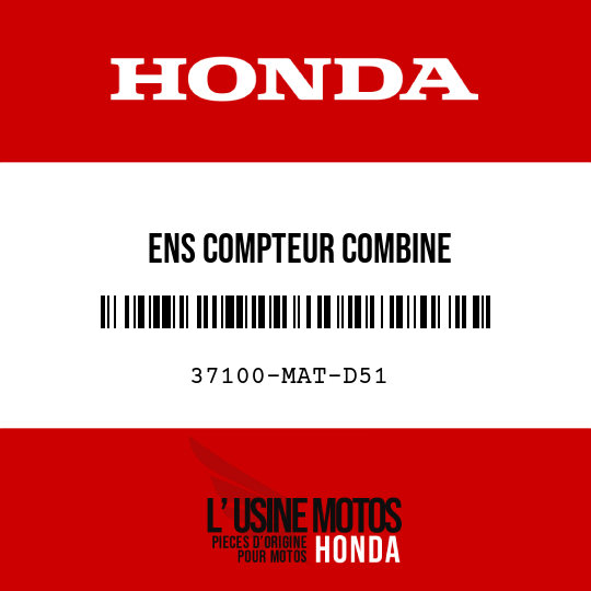 image de 37100-MAT-D51 ENS COMPTEUR COMBINE
