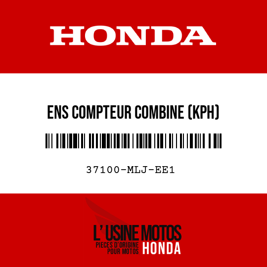 image de 37100-MLJ-EE1 ENS COMPTEUR COMBINE (KPH)