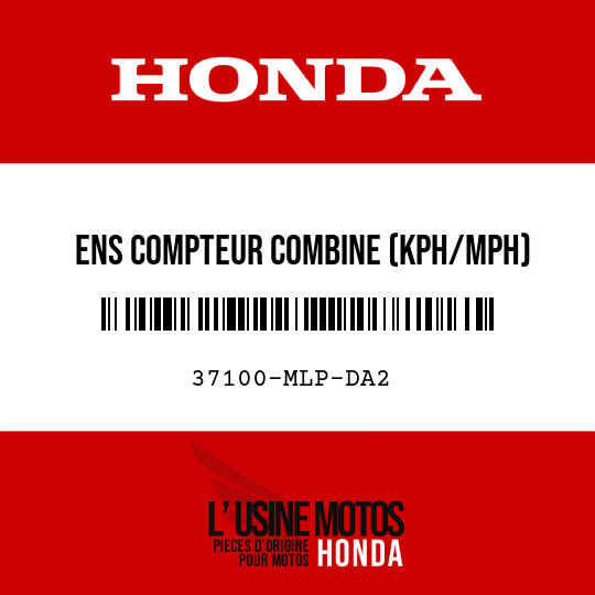 image de 37100-MLP-DA2 ENS COMPTEUR COMBINE (KPH/MPH)