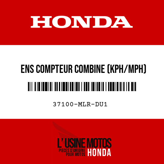 image de 37100-MLR-DU1 ENS COMPTEUR COMBINE (KPH/MPH)
