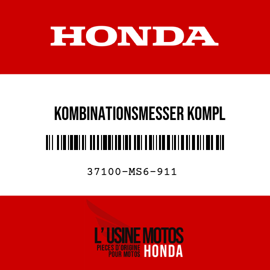 image de 37100-MS6-911 KOMBINATIONSMESSER KOMPL