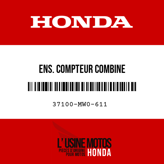 image de 37100-MW0-611 ENS. COMPTEUR COMBINE