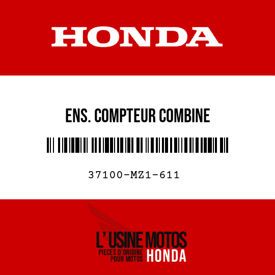 image de 37100-MZ1-611 ENS. COMPTEUR COMBINE