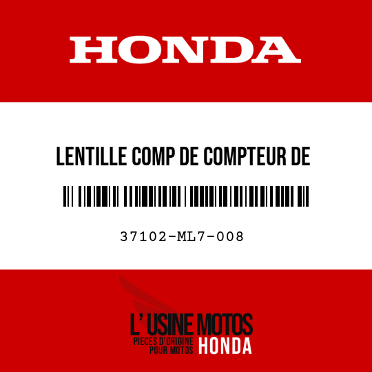image de 37102-ML7-008 LENTILLE COMP DE COMPTEUR DE VITESSE
