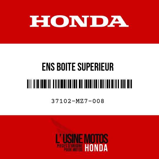 image de 37102-MZ7-008 ENS BOITE SUPERIEUR
