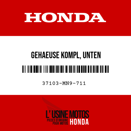 image de 37103-MN9-711 GEHAEUSE KOMPL, UNTEN