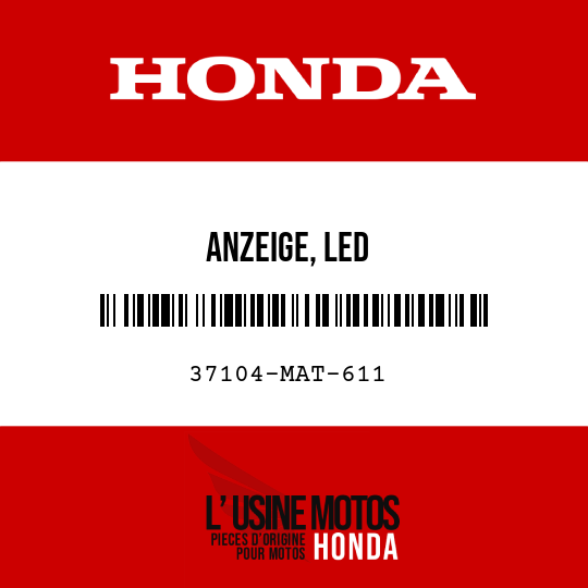 image de 37104-MAT-611 ANZEIGE, LED
