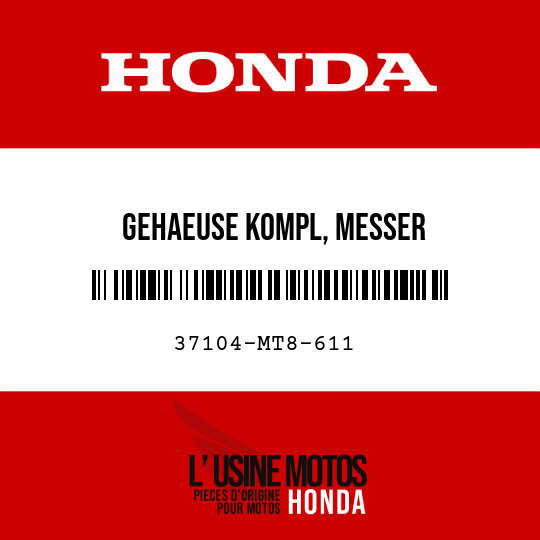 image de 37104-MT8-611 GEHAEUSE KOMPL, MESSER