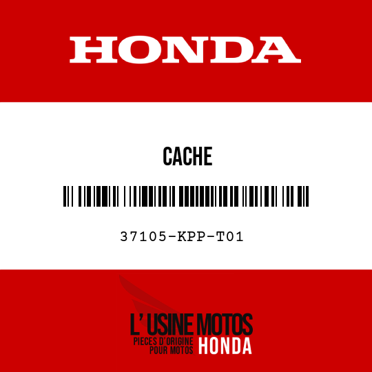 image de 37105-KPP-T01 CACHE