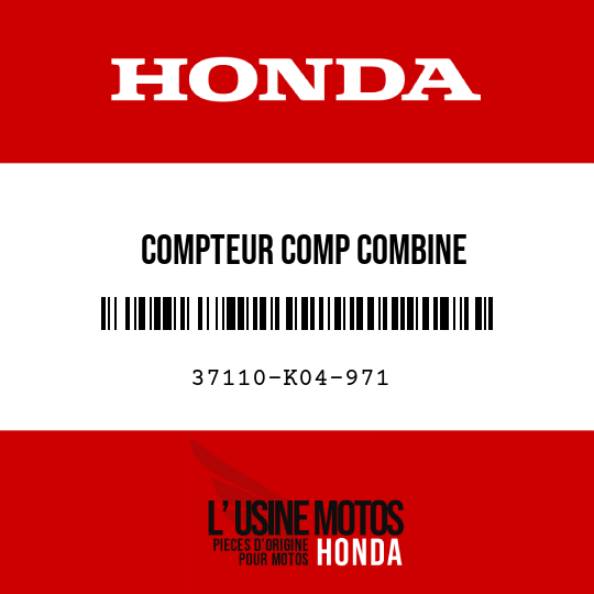 image de 37110-K04-971 COMPTEUR COMP COMBINE