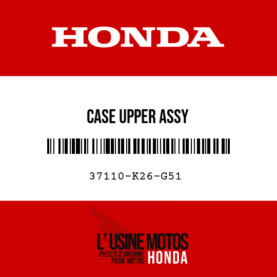 image de 37110-K26-G51 CASE UPPER ASSY