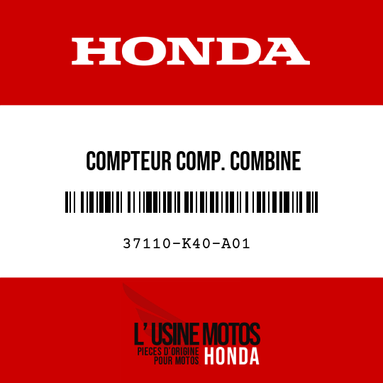 image de 37110-K40-A01 COMPTEUR COMP. COMBINE