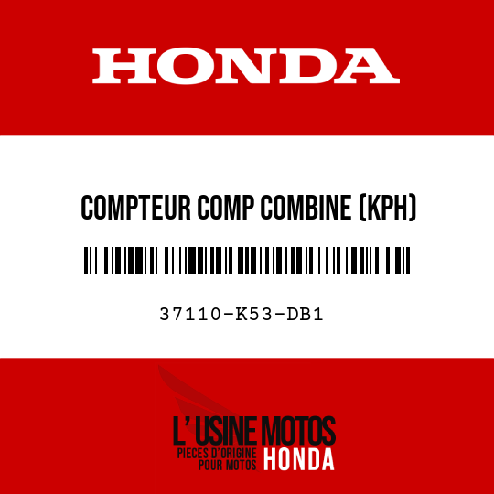 image de 37110-K53-DB1 COMPTEUR COMP COMBINE (KPH)