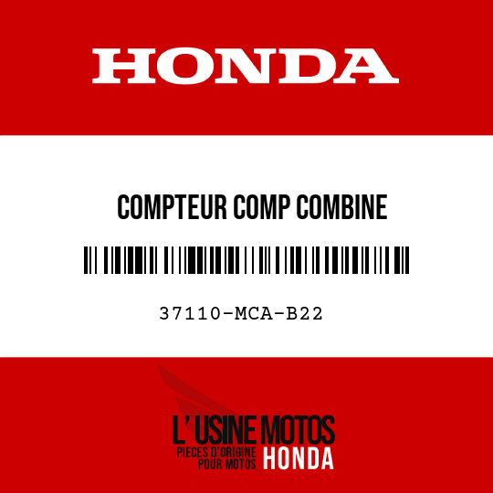 image de 37110-MCA-B22 COMPTEUR COMP COMBINE