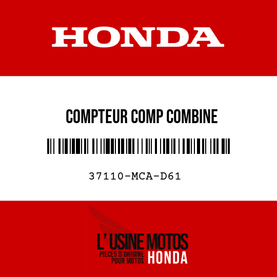 image de 37110-MCA-D61 COMPTEUR COMP COMBINE