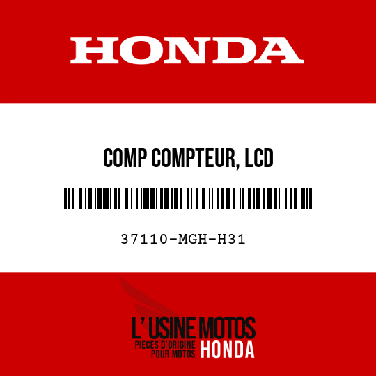 image de 37110-MGH-H31 COMP COMPTEUR, LCD
