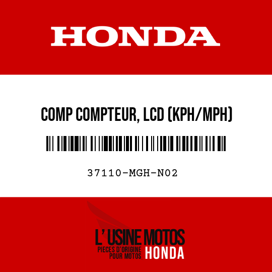 image de 37110-MGH-N02 COMP COMPTEUR, LCD (KPH/MPH)