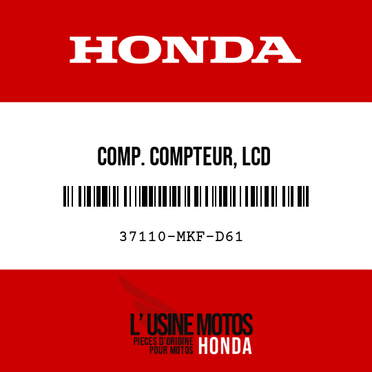 image de 37110-MKF-D61 COMP. COMPTEUR, LCD