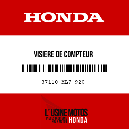 image de 37110-ML7-920 VISIERE DE COMPTEUR