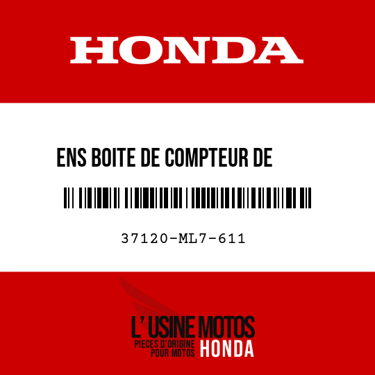 image de 37120-ML7-611 ENS BOITE DE COMPTEUR DE     VITESSE