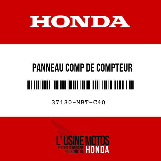 image de 37130-MBT-C40 PANNEAU COMP DE COMPTEUR