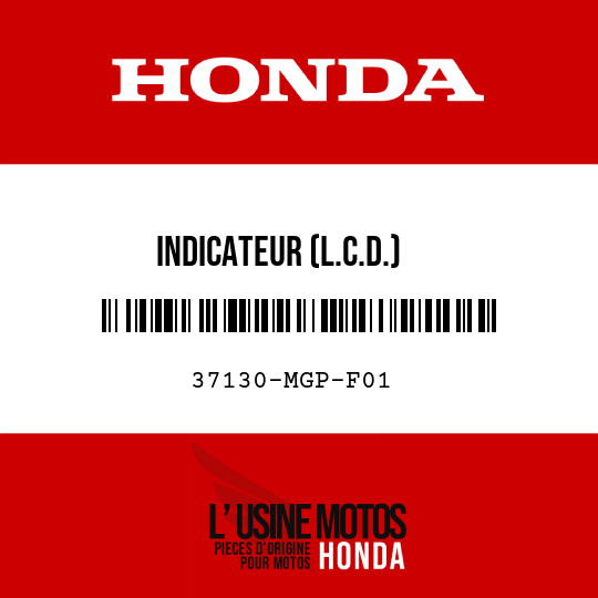 image de 37130-MGP-F01 INDICATEUR (L.C.D.)