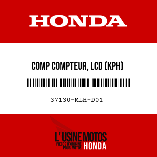 image de 37130-MLH-D01 COMP COMPTEUR, LCD (KPH)
