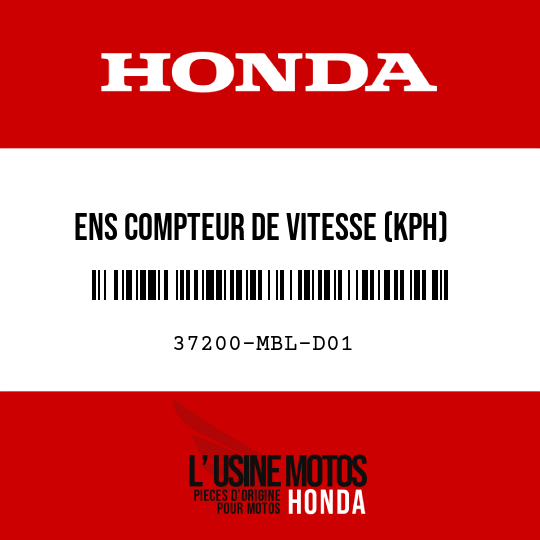 image de 37200-MBL-D01 ENS COMPTEUR DE VITESSE (KPH)