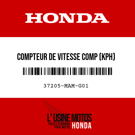 image de 37205-MAM-G01 COMPTEUR DE VITESSE COMP (KPH)