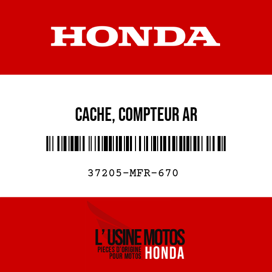 image de 37205-MFR-670 CACHE, COMPTEUR AR