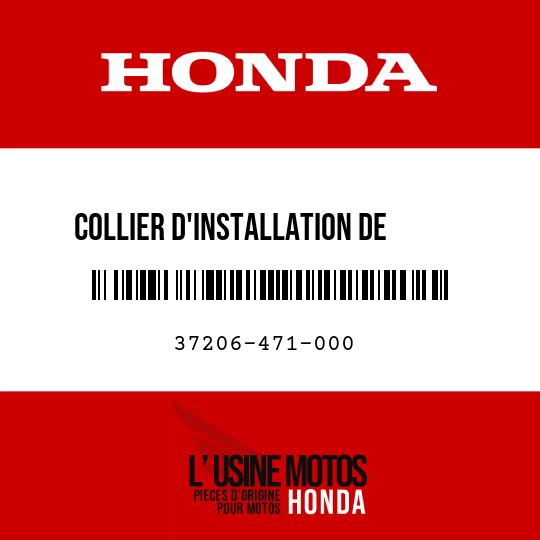 image de 37206-471-000 COLLIER D'INSTALLATION DE     COMPTEUR