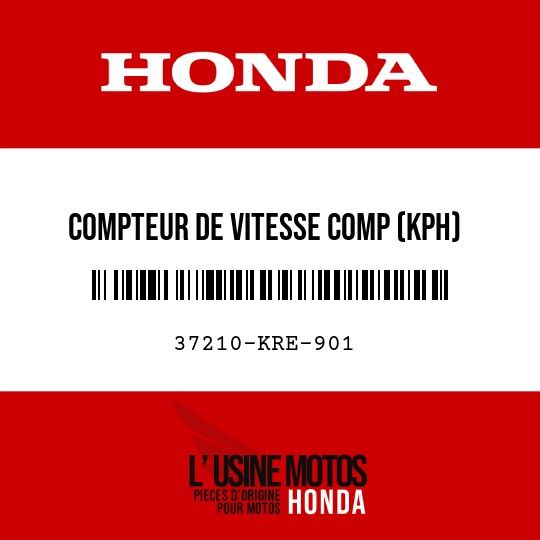 image de 37210-KRE-901 COMPTEUR DE VITESSE COMP (KPH)