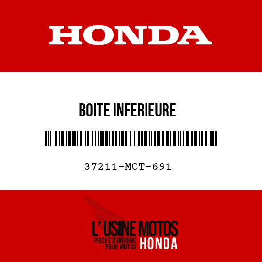 image de 37211-MCT-691 BOITE INFERIEURE