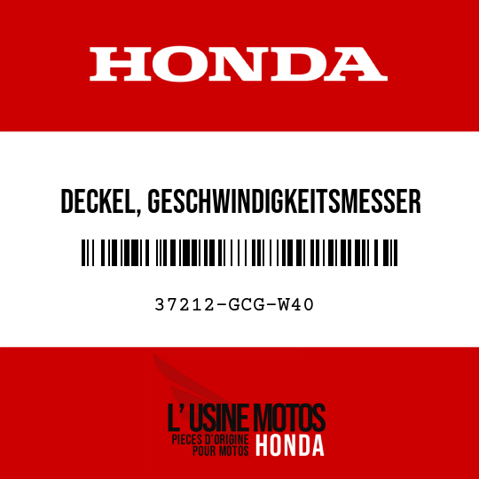 image de 37212-GCG-W40 DECKEL, GESCHWINDIGKEITSMESSER