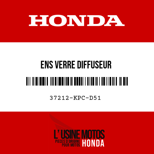 image de 37212-KPC-D51 ENS VERRE DIFFUSEUR