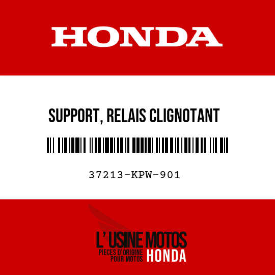 image de 37213-KPW-901 SUPPORT, RELAIS CLIGNOTANT