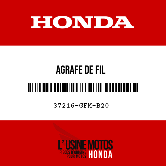 image de 37216-GFM-B20 AGRAFE DE FIL