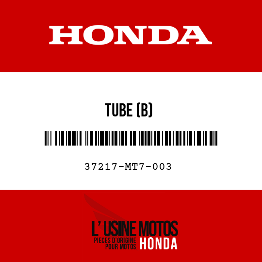 image de 37217-MT7-003 TUBE (B)