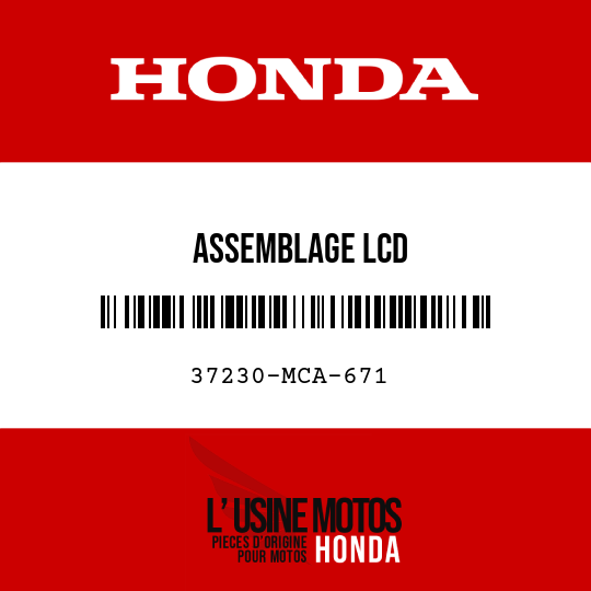 image de 37230-MCA-671 ASSEMBLAGE LCD