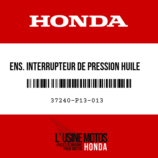 image de 37240-P13-013 ENS. INTERRUPTEUR DE PRESSION HUILE (DENSO)