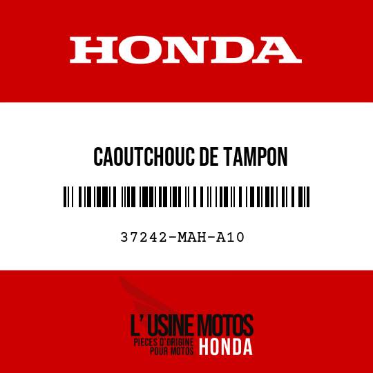 image de 37242-MAH-A10 CAOUTCHOUC DE TAMPON