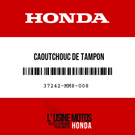 image de 37242-MM8-008 CAOUTCHOUC DE TAMPON
