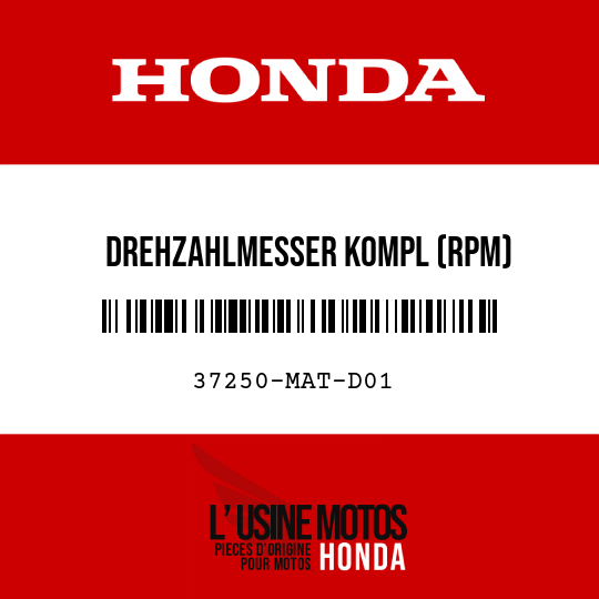image de 37250-MAT-D01 DREHZAHLMESSER KOMPL (RPM)