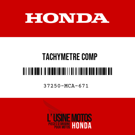 image de 37250-MCA-671 TACHYMETRE COMP