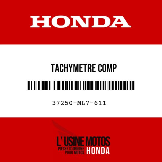 image de 37250-ML7-611 TACHYMETRE COMP