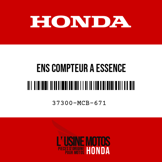 image de 37300-MCB-671 ENS COMPTEUR A ESSENCE