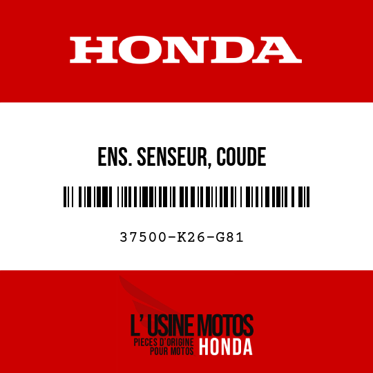 image de 37500-K26-G81 ENS. SENSEUR, COUDE